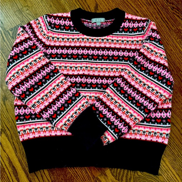 J. Crew Shrunken Fair Isle crewneck sweater - Picture 3 of 5